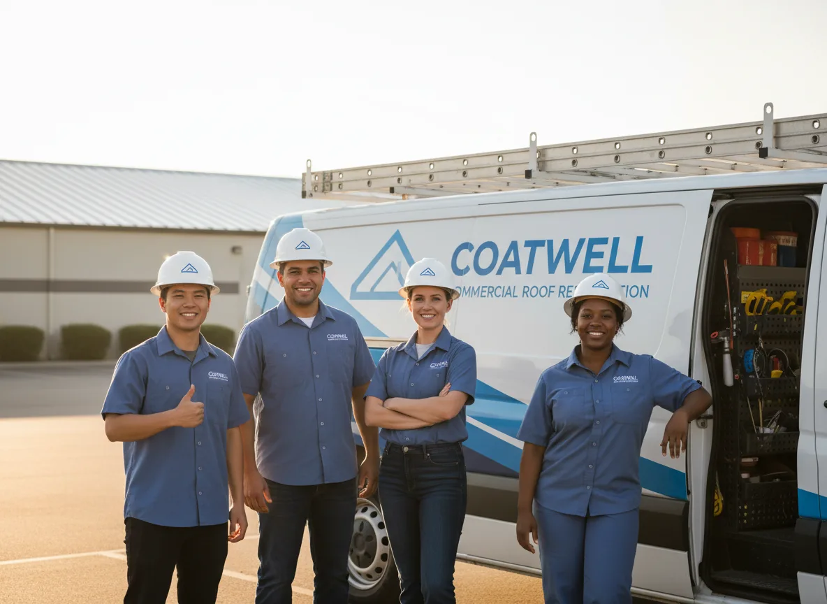Commercial roof coating company in Pratts, VA